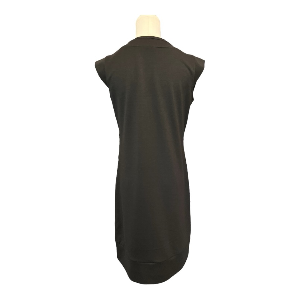 🖤 EUC RONNIE NICOLE Black Cap Sleeve Sheath Dress | Size 6 - Picture 4 of 9